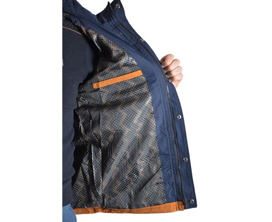 Куртка мужская демисезон Hestovrviio 2212, Розмір: 3XL (50), Колір: темно син.с гор., фото 4 | Інтернет-магазин Vels