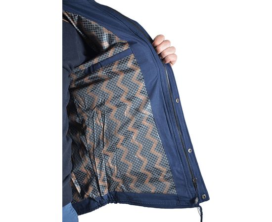 Куртка мужская демисезон Hestovrviio 12213, Розмір: 46 (L), Колір: темно синий , фото 4 | Інтернет-магазин Vels