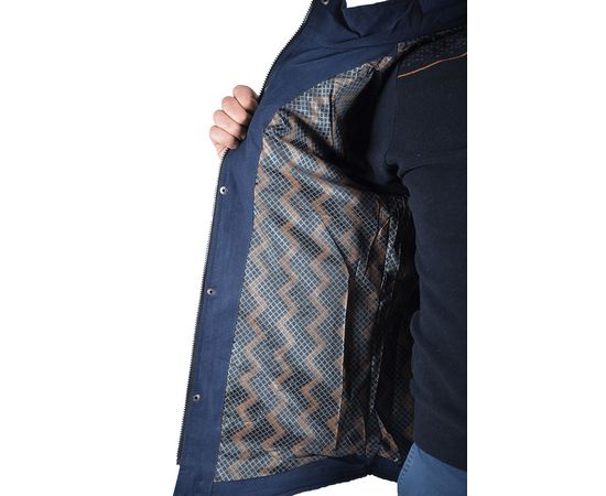 Куртка мужская демисезон Hestovrviio 12213, Розмір: 46 (L), Колір: темно синий , фото 5 | Інтернет-магазин Vels