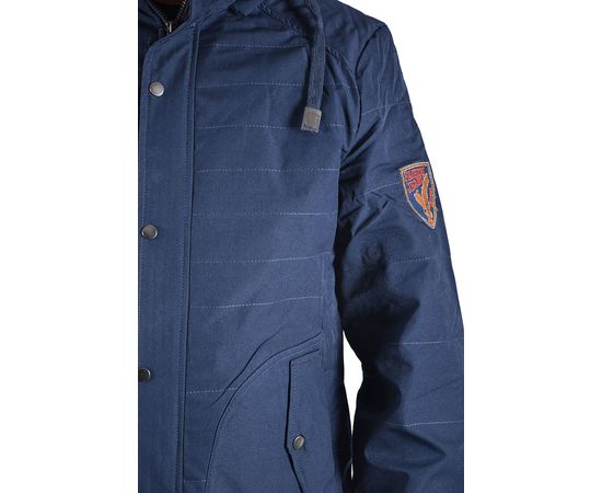 Куртка мужская демисезон Hestovrviio 12213, Розмір: 46 (L), Колір: темно синий , фото 3 | Інтернет-магазин Vels