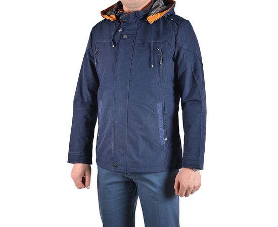 Куртка мужская демисезон Hestovrviio 2207, Розмір: 3XL (50), Колір: темно синий  | Інтернет-магазин Vels