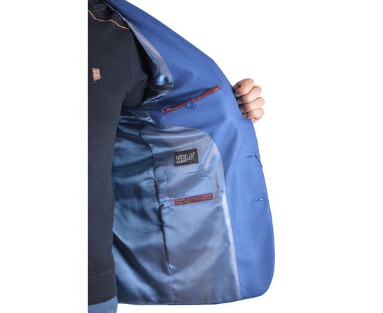 Пиджак мужской большой размер Vels 723/6з, Размер: 58/176, Цвет: синий, фото 4 | Интернет-магазин Vels