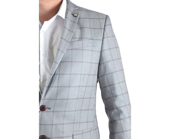 Пиджак мужской Batista 7з, Размер: 50/182, Цвет: серый, фото 3 | Интернет-магазин Vels