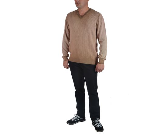 Свитер мужской Strokers 190-01, Размер: 3XL, Цвет: светло-коричневый, фото 4 | Интернет-магазин Vels