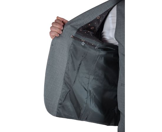 Костюм мужской тройка Renzo 1140-32, Размер: 52, Цвет: серый, фото 4 | Интернет-магазин Vels