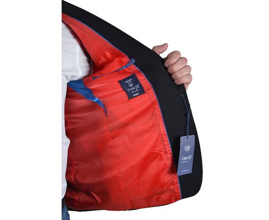 Пиджак мужской Club JU 292-02, Размер: 48, Цвет: чёрный, фото 4 | Интернет-магазин Vels