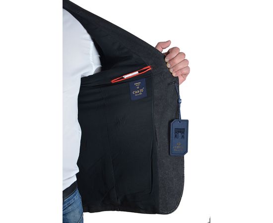 Пиджак мужской джинсовый Club JU 290-02, Размер: 52, Цвет: тёмно-серый, фото 5 | Интернет-магазин Vels