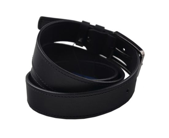 Ремень мужской кожаный VELS 35 мм 11, Размер: 120, Цвет: чёрный, фото 4 | Интернет-магазин Vels
