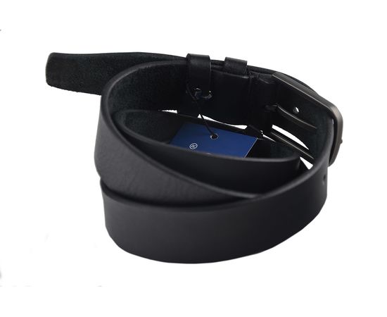 Ремень мужской кожаный VELS 35 мм 24, Размер: 120, Цвет: чёрный, фото 2 | Интернет-магазин Vels