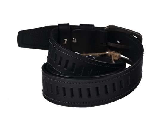 Ремень мужской кожаный VELS 40 мм 55, Размер: 120, Цвет: чёрный, фото 2 | Интернет-магазин Vels