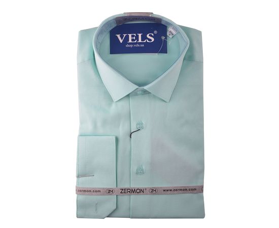 Рубашка мужская приталенная Zermon 1019, Размер: M, Цвет: мятный | Интернет-магазин Vels