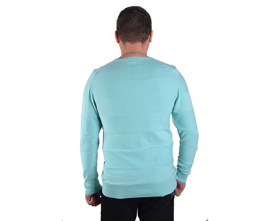 Светр чоловічий Adze 72110, Розмір: M, Колір: светло-бирюзовый, фото 2 | Інтернет-магазин Vels