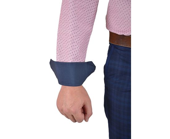 Рубашка VELS 60043.11 пр.отд., Размер: 2XL, Цвет: розовый с рис., фото 5 | Интернет-магазин Vels