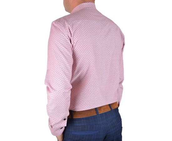 Рубашка VELS 60043.11 пр.отд., Размер: 2XL, Цвет: розовый с рис., фото 3 | Интернет-магазин Vels