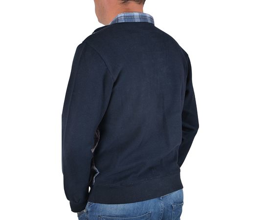 Свитер Mu-ru 152-03, Размер: XL, Цвет: темно синяя клетка, фото 2 | Интернет-магазин Vels