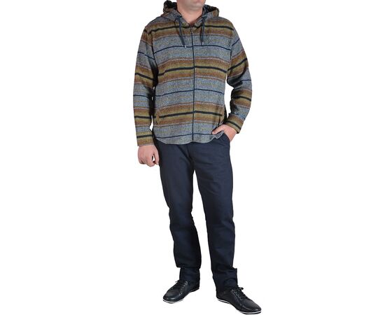 Кардиган чоловічий утеплений Jean Piere 4816-03, Розмір: M, Колір: TABA, фото 3 | Інтернет-магазин Vels