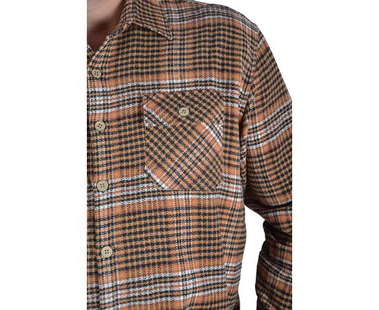 Сорочка чоловіча утеплена Jean Piere 4803, Розмір: L, Колір: TABA, фото 2 | Інтернет-магазин Vels