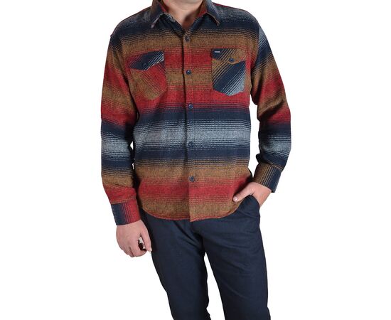 Рубашка мужская утеплённая Jean Piere 4819, Размер: L, Цвет: NAVY | Интернет-магазин Vels