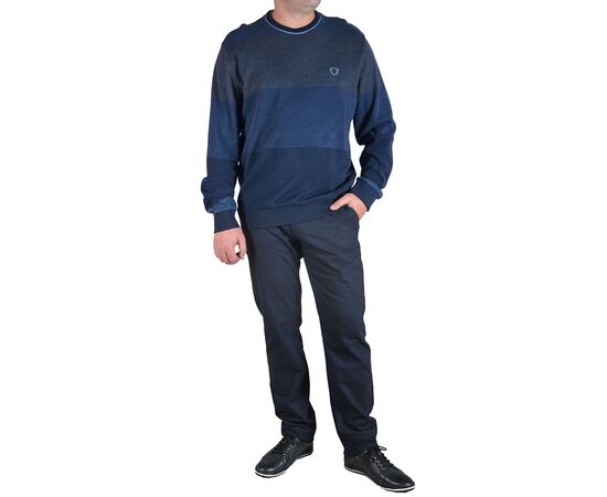 Свитер мужской большого размера MCL 35203-02, Размер: 4XL, Цвет: синий, фото 3 | Интернет-магазин Vels