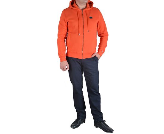 Толстовка мужская на флисе ARMA 9693-01, Размер: M, Цвет: оранжевый, фото 4 | Интернет-магазин Vels