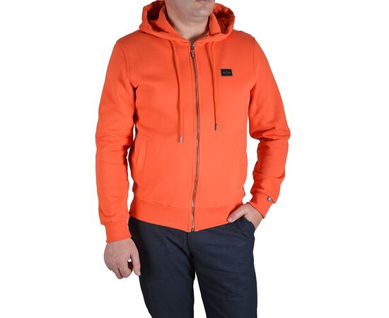 Толстовка мужская на флисе ARMA 9693-01, Размер: L, Цвет: оранжевый | Интернет-магазин Vels