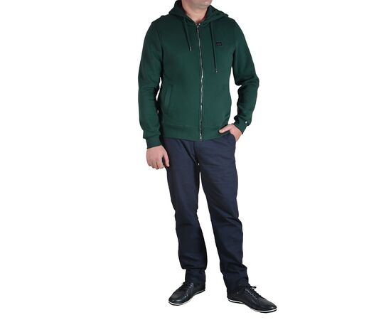 Толстовка мужская на флисе ARMA 9693-02, Размер: M, Цвет: изумруд, фото 4 | Интернет-магазин Vels