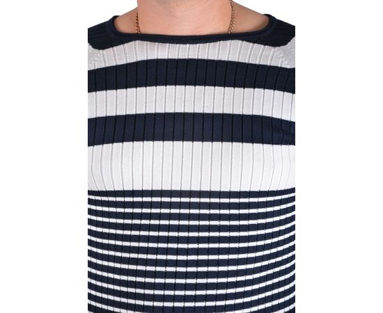 Батник мужской Ce&Ce 091 (01), Размер: XL, Цвет: темно синий, полоса, фото 2 | Интернет-магазин Vels