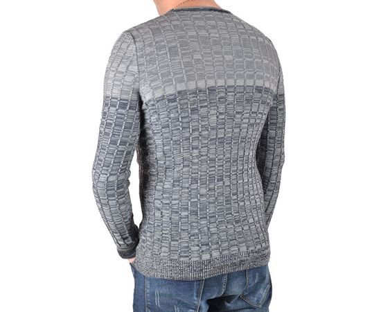 Батник мужской Ce&Ce 106 (03), Размер: M, Цвет: серая рябъ, фото 3 | Интернет-магазин Vels