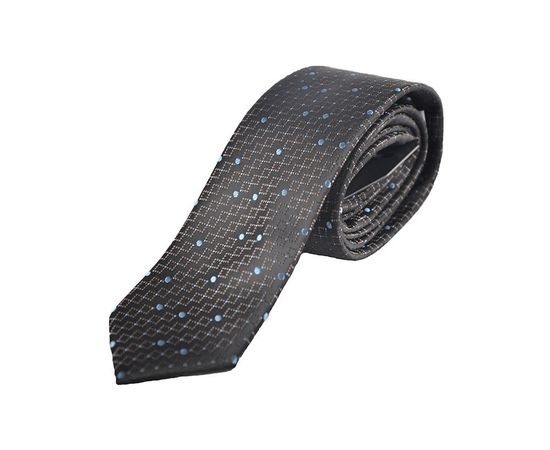 Краватка чоловіча кольорова Vels 07, Розмір: 0, Колір: шоколад голубой узор | Інтернет-магазин Vels