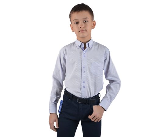 Рубашка детская на мальчика VELS 10115/3, Размер: 1, Цвет: сирень текстура, фото 2 | Интернет-магазин Vels