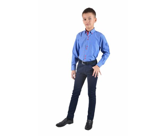 Рубашка детская на мальчика VELS 10115/5, Размер: 1, Цвет: синий с рисунком, фото 3 | Интернет-магазин Vels