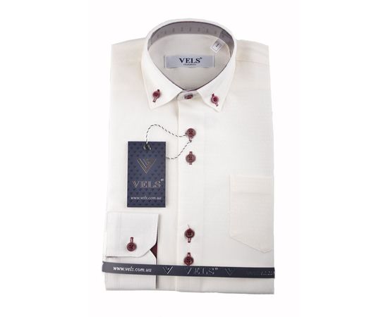 Рубашка детская на мальчика VELS 10118/2, Размер: 3, Цвет: айвори текстура | Интернет-магазин Vels