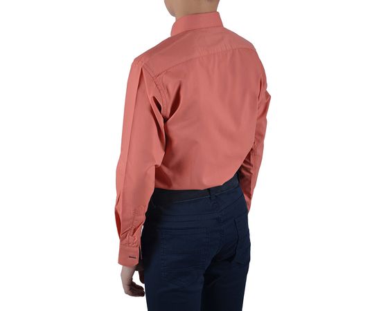 Рубашка детская на мальчика VELS 120, Размер: 1, Цвет: терракот, фото 3 | Интернет-магазин Vels