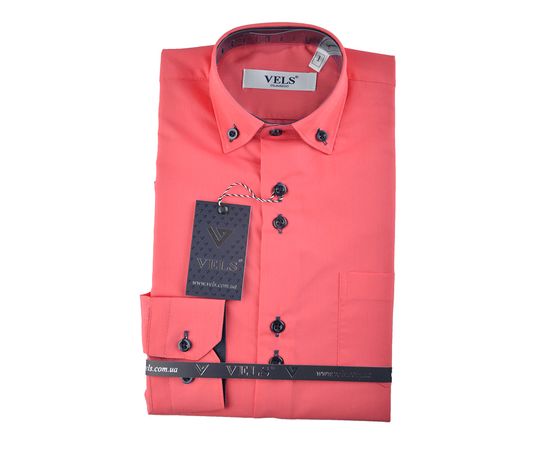 Рубашка детская на мальчика VELS 170, Размер: 10, Цвет: коралловый | Интернет-магазин Vels