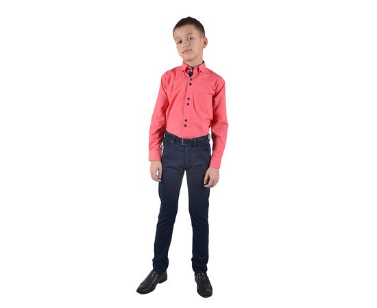 Рубашка детская на мальчика VELS 170, Размер: 1, Цвет: коралловый, фото 4 | Интернет-магазин Vels