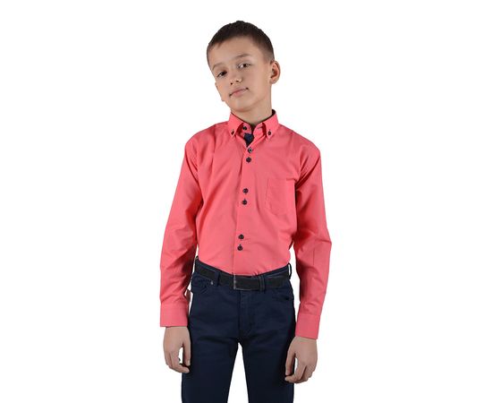 Рубашка детская на мальчика VELS 170, Размер: 1, Цвет: коралловый, фото 2 | Интернет-магазин Vels