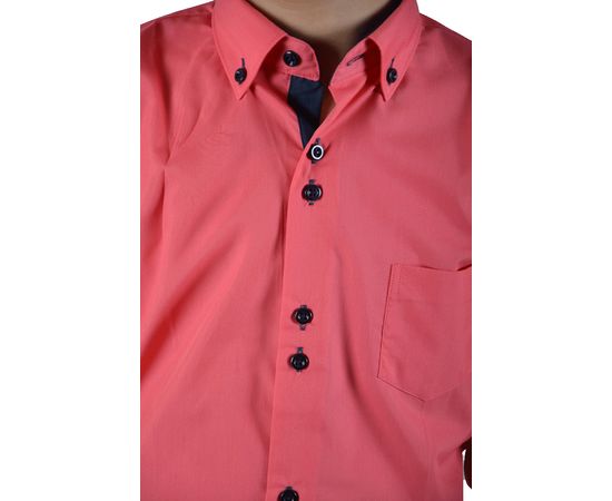 Рубашка детская на мальчика VELS 170, Размер: 1, Цвет: коралловый, фото 5 | Интернет-магазин Vels