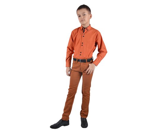 Рубашка детская на мальчика VELS 7, Размер: 1, Цвет: рыжий, фото 6 | Интернет-магазин Vels