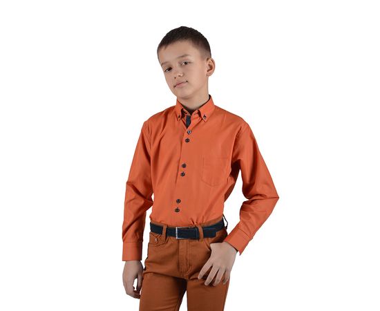 Рубашка детская на мальчика VELS 7, Размер: 1, Цвет: рыжий, фото 2 | Интернет-магазин Vels