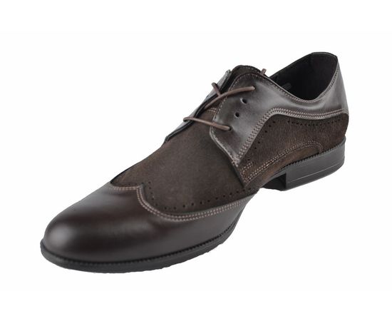 Броги чоловічі шкіряні Vels В 5458, Розмір: 42, Колір: шоколад, фото 2 | Інтернет-магазин Vels
