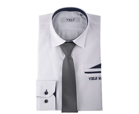 Краватка дитяча кольорова Vels 06, Розмір: 0, Колір: чёрно-белый узор | Інтернет-магазин Vels