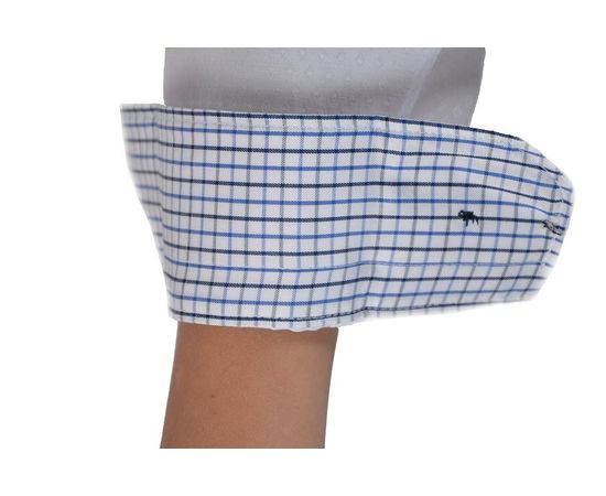 Рубашка детская на мальчика VELS 10117/1 текст., Размер: 7, Цвет: белая текстур.ромб, фото 5 | Интернет-магазин Vels