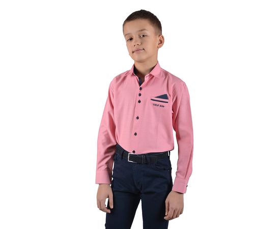 Сорочка дитяча на хлопчика VELS 7024-2/10, Розмір: 1, Колір: розовая квадрат, фото 2 | Інтернет-магазин Vels
