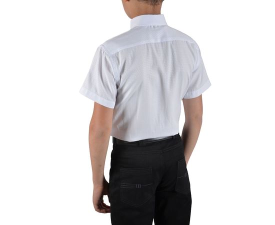 Рубашка детская на мальчика VELS 10117/1к/р, Размер: 8, Цвет: белая текстур.ромб, фото 4 | Интернет-магазин Vels