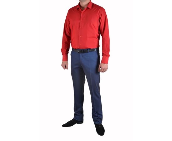 Рубашка мужская приталенная VELS 31, Размер: XL, Цвет: красный, фото 4 | Интернет-магазин Vels