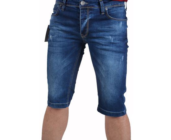 Шорты мужские джинсовые Brunello 0028, Размер: 32, Цвет: синий | Интернет-магазин Vels