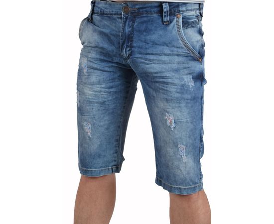 Шорти чоловічі джинсові Denim 1558, Розмір: 32, Колір: синий | Інтернет-магазин Vels