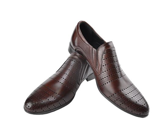 Туфли мужские кожаные Vels С 5527, Размер: 44, Цвет: коричневый | Интернет-магазин Vels