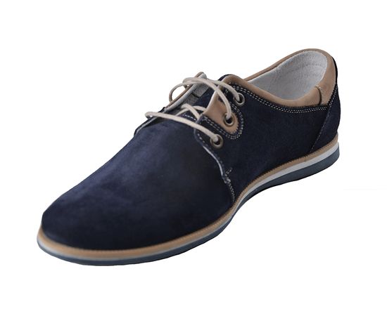 Туфли мужские замшевые Vels 71206/48/14, Размер: 40, Цвет: темно синий, фото 2 | Интернет-магазин Vels