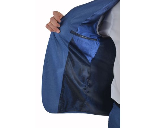 Костюм чоловічий Vels 723/5з (Р39/1 В37), Розмір: 176-88-78, Колір: синий, фото 6 | Інтернет-магазин Vels